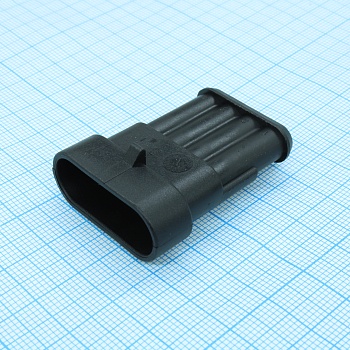 CKK7041-1.5-11 - Корпус разъема, серия 1.5, вилка, 4 контакта, шаг-6 мм Operating Voltage 24V