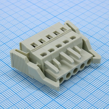 8EDGKG-5.0-05P-11-1001A(H) - Разъемный клеммный блок серия 8EDGKG шаг 5.0мм 05 контакт(-ов)