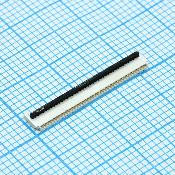 5034804000 - Коннектор  FPC 40 контактов шаг 0.5мм угловой для поверхностного монтажа лента на катушке