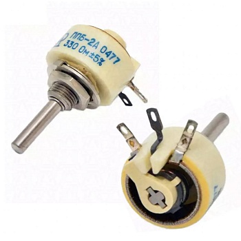 ППБ-2А    1К ±5% - Резистор переменный проволочный 1кОм ±10% 2Вт