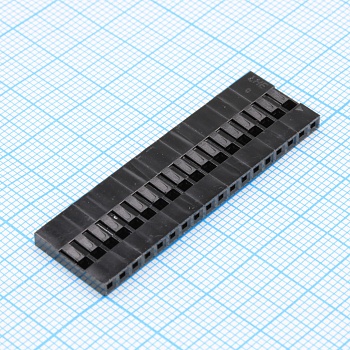 DS1071-1X18FCB - розетка на кабель 2,54мм 1ряд