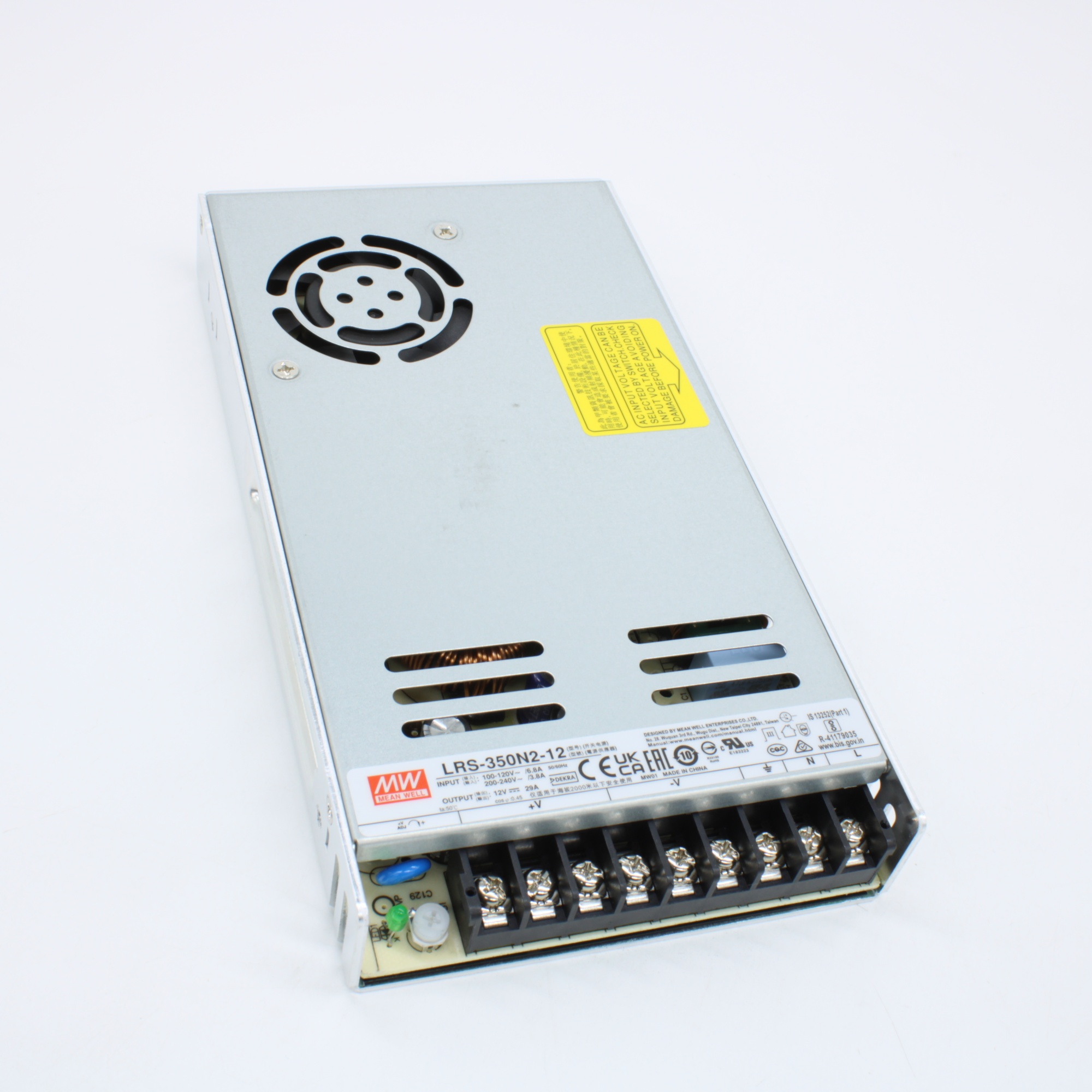 LRS-350N2-12 - Преобразователь АC/DC в кожухе, 350 Вт, выход12 В/=29 А