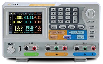 ODP6033 - Программируемый источник питания, 2 канала 0 - 60V/3A + 1 канал  0 - 6/3A 1mV/1mA