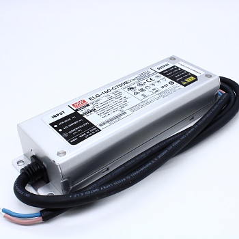 ELG-100-C700B-3Y - AC-DC, 100.1Вт, IP67, вход 100…305В AC, 47…63Гц/142…431В DC, ККМ, выход 71…143В/700мА, изоляция 3750В AC, в кожухе 199х63х35.5, -40…+70°С, димминг 3 в 1, с проводом заземления