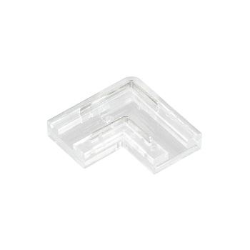 Коннектор угловой COB-MONO-8mm-2pin-STS 041761 - Угловой коннектор для соединения 2-х отрезков открытых IP20 светодиодных одноцветных COB лент шириной 8 мм. Материал - прозрачный пластик. Обеспечивает соединение без видимых разрывов. Максимальный допустим
