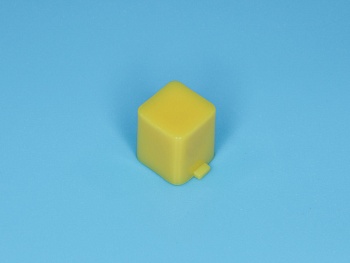 PSM1-K-1-Y - Колпачок квадратный для мини кнопки, желтый