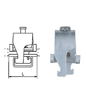 Прижим кабельный SK 15.5-20.5 - Зажим для подключения экранированного кабеля, тип фиксации провода: зажим, цвет: серый, тип монтажа: C-профиль