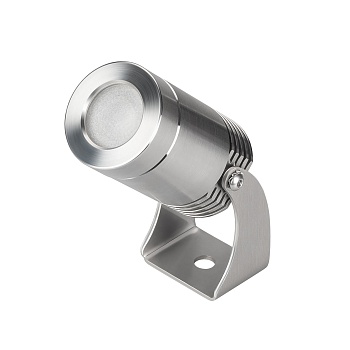 Светильник KT-WATER-R32-4W RGBW (SL, 30 deg, 12V) 038173 - Подводный светодиодный светильник, мощность 4Вт, угол освещения 30°, световой поток 33лм. Цвет RGB+6000К. Влагозащищенный корпус IP68 - серебристая нержавеющая сталь AISI 316, экран закаленное сте