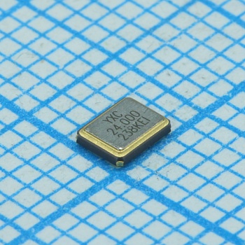 X322524MKB4SI - Резонатор кварцевый 24МГц, 10ppm, 12пФ, SMD 3.2х2.5х0.8мм, -40...+85°C