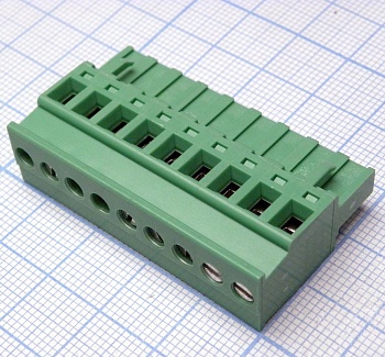 2EDGKA-5.08-09P-14-00A(H) - Разъемный клеммный блок 9 контактов шаг 5.08мм