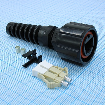 1828618-1 - Соединитель многомодового дуплекса обжим на кабель