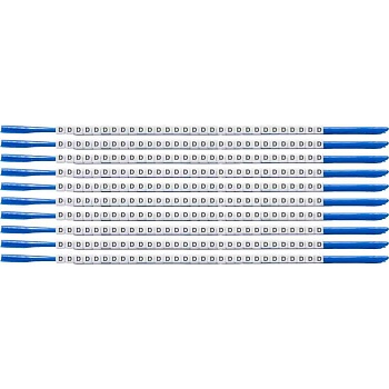 brd133013 - SCN-07-D клипсы белые, 300шт/упак, для провода 1,9-2,4мм диаметра, легенда D