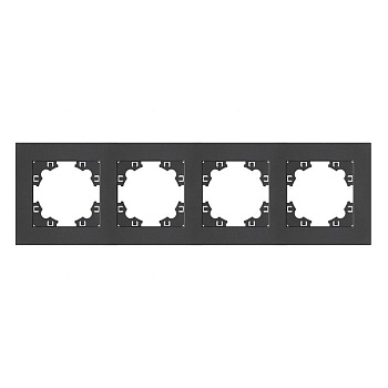 Рамка 4-м Афина универс. графит A0046-Gr