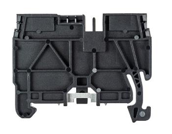 Концевой стопор WEF 2/35 - Концевой стопор на рейку DIN35, тип зажима: защелка, ширина: 5 мм, цвет: черный, пластик