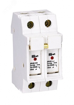 Держатель предохранителя типа C10 со светодиодной индикацией 2п ДП-102 21384DEK