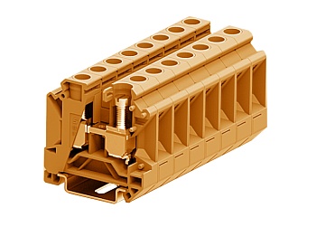 Проходная клемма 316994 - Проходная клемма, SUK 1-1, тип фиксации провода: винтовой, номинальное сечение: 16 мм кв., 76A, 800V, ширина: 12,2 мм, цвет: оранжевый, тип монтажа: DIN 35