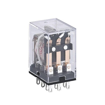 Реле промежуточное JZX-22F(D) 3 конт. с инд. LED 5А 12В DC 285364