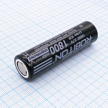 Аккумулятор 18650 Li18650-1800NP-PK1 - Аккумулятор литий-ионный (Li-Ion) без защиты