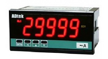 CS2-PR-AV-R2-I-N-D25 - Индикатор цифровой процессов, программируемый, вход 0-10V/4-20 mA,  выход 2 реле 5A/250V,  0-20mA, питание датчика 24 В, питание 20-56 В