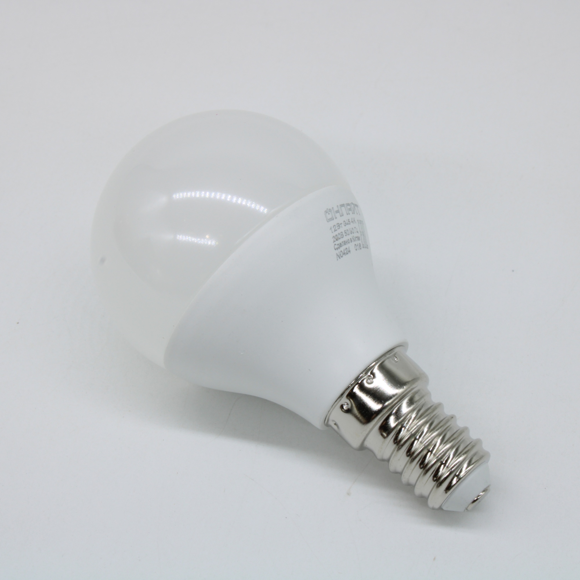 Лампа светодиодная 90 061 OLL-G45-12-230-4K-E14-FR ОНЛАЙТ 90061