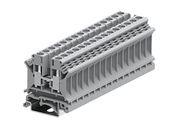 Проходная клемма 306901 - Проходная клемма, UK4, тип фиксации провода: винтовой, номинальное сечение: 6 мм кв., 41A, 800V, ширина: 8,1 мм, цвет: серый, тип монтажа: DIN 35