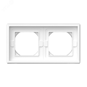 Рамка 2-м ArtGallery IP44 бел. SE GAL440102