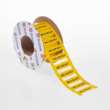 Маркер для контейнеров HIC-2-30-10-Y - Маркер для конейнеров CHL, STC, DMP, высота 10 мм, длина 30 мм, цвет желтый, для принтера: RT200, RT230, в упаковке 400 маркеров