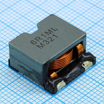 CDEP147NP-6R1MC-125 - Силовая SMD индуктивность 6,1мкГн ±20% 11,6A 6,03мОм c магнитным экраном 14.9*14.9*8