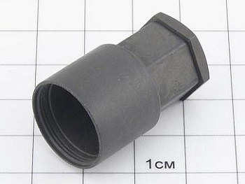 Кожух РС19ТВ со штуцером чёрный