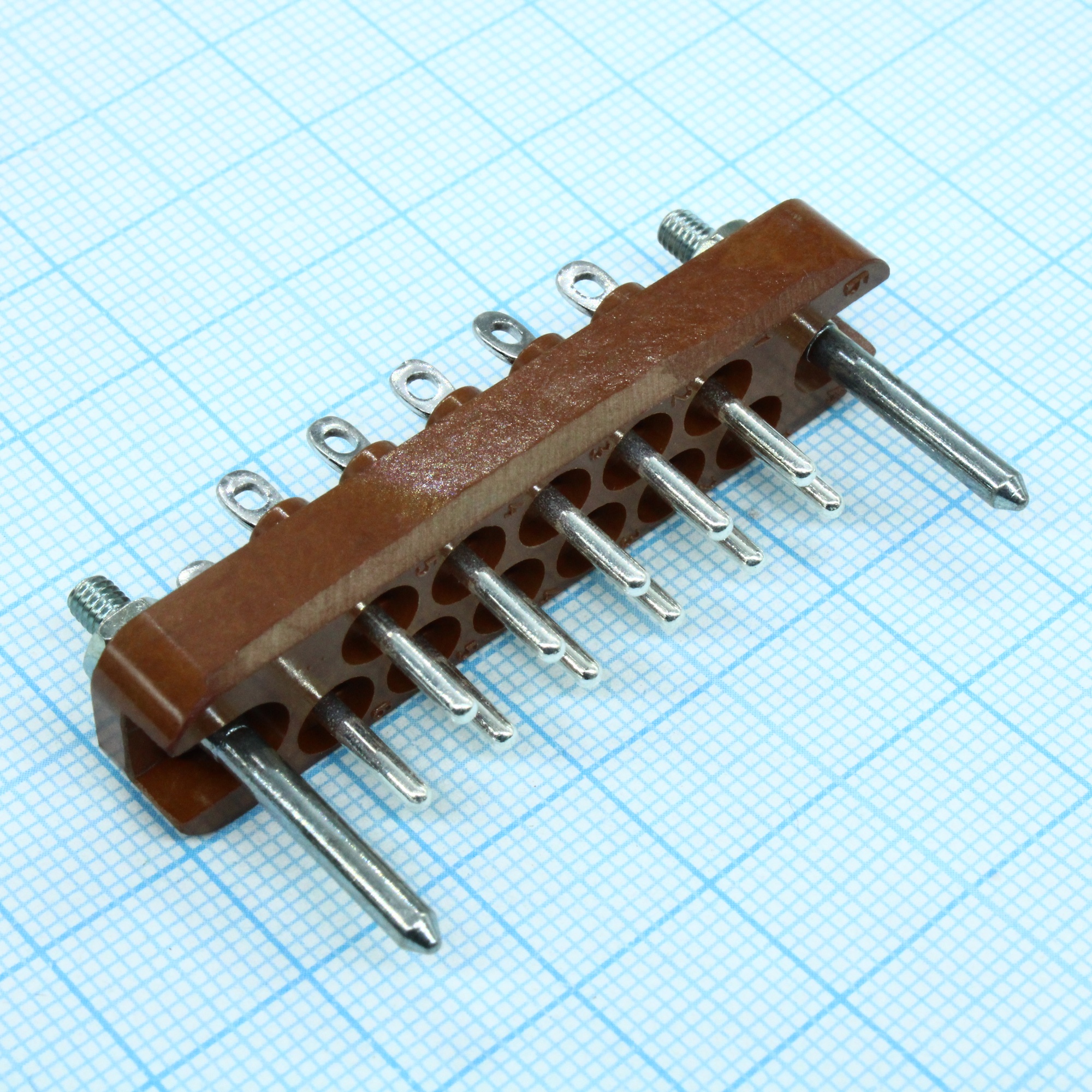 РП10-11 Л вилка - Соединитель  низкочастотный, прямоугольный, внутреннего монтажа