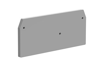 Торцевая крышка 225151 - Торцевая крышка для клемм TA2.5-...-2, цвет: серый