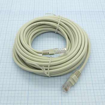 Шнур Патч-корд UTP 4пары.5Е  7.5м - Шнур Патч-корд UTP 4пары.5Е  7.5м