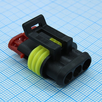 CKK7031-1.5-21B - Корпус разъема, серия 1.5, розетка, 3 контакта, шаг-6мм Operating Voltage 24V