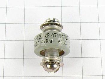 К15У-1А -3.5кВ-47пФ±10% -М750-4квар