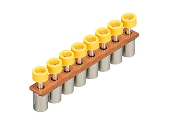 Соед. мостик IVB WKN16-8 - Соединительная перемычка, винтовая, изолированная, 8 полюсов, для клемм: WKN 16/U, цвет: желтый