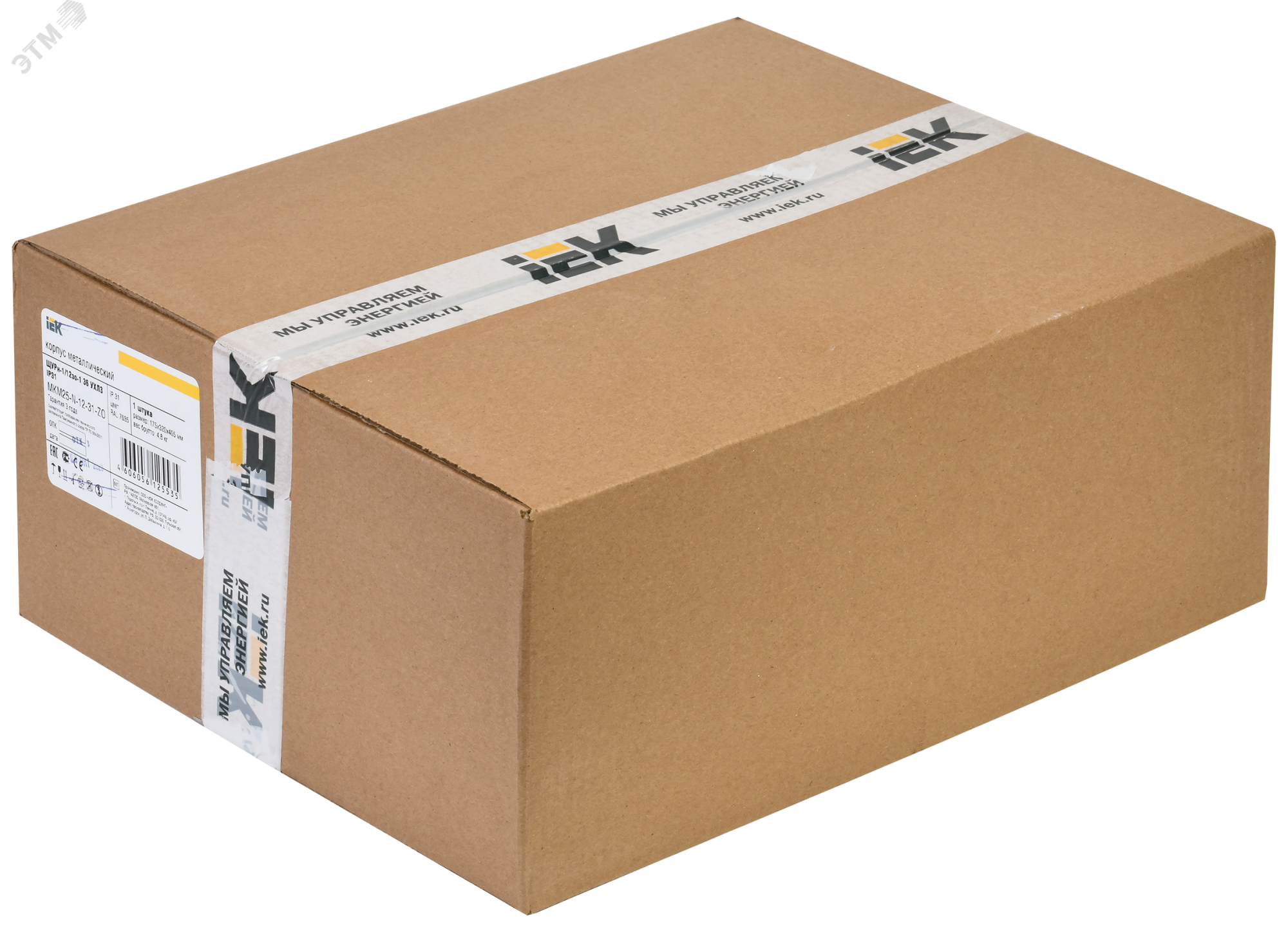 Корпус металлический ЩУРн-1/12 (395х310х165мм) IP31 TITAN MKM25-N-12-31-ZO