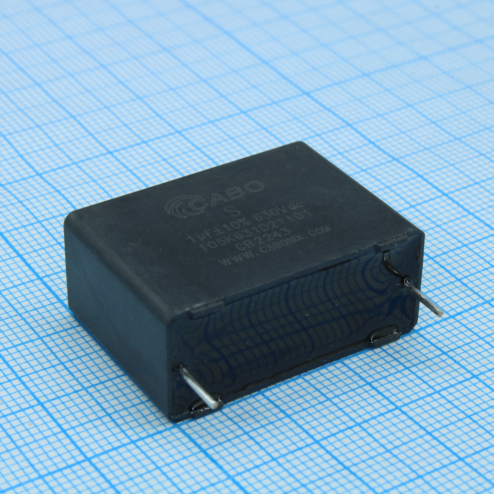 105K631D21101 - Конденсатор металлоплёночный полипропиленовый снабберный 1 мкФ ±10% 630 В dc 6 А (31.5 X 13.5 X 23 мм) шаг выводов 27.5 мм 85°С