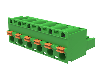 Розеточный разъем на кабель MC-RJ7.62H07P-0001 - Розеточный разъем, прямой, на кабель, шаг: 7.62 мм, 7 полюсов, фиксация провода Push-In исполнение: стандартное, 630V, 12A, цвет: зеленый Розеточный разъем на кабель MC-RJ7.62H07P-0001 - Розеточный разъем, прямой, на кабель, шаг: 7.62 мм, 7 полюсов, фиксация провода Push-In исполнение: стандартное, 630V, 12A, цвет: зеленый