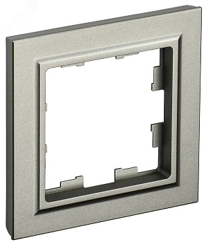 Рамка 1-м BRITE РУ-1-БрШ шампань BR-M12-K37