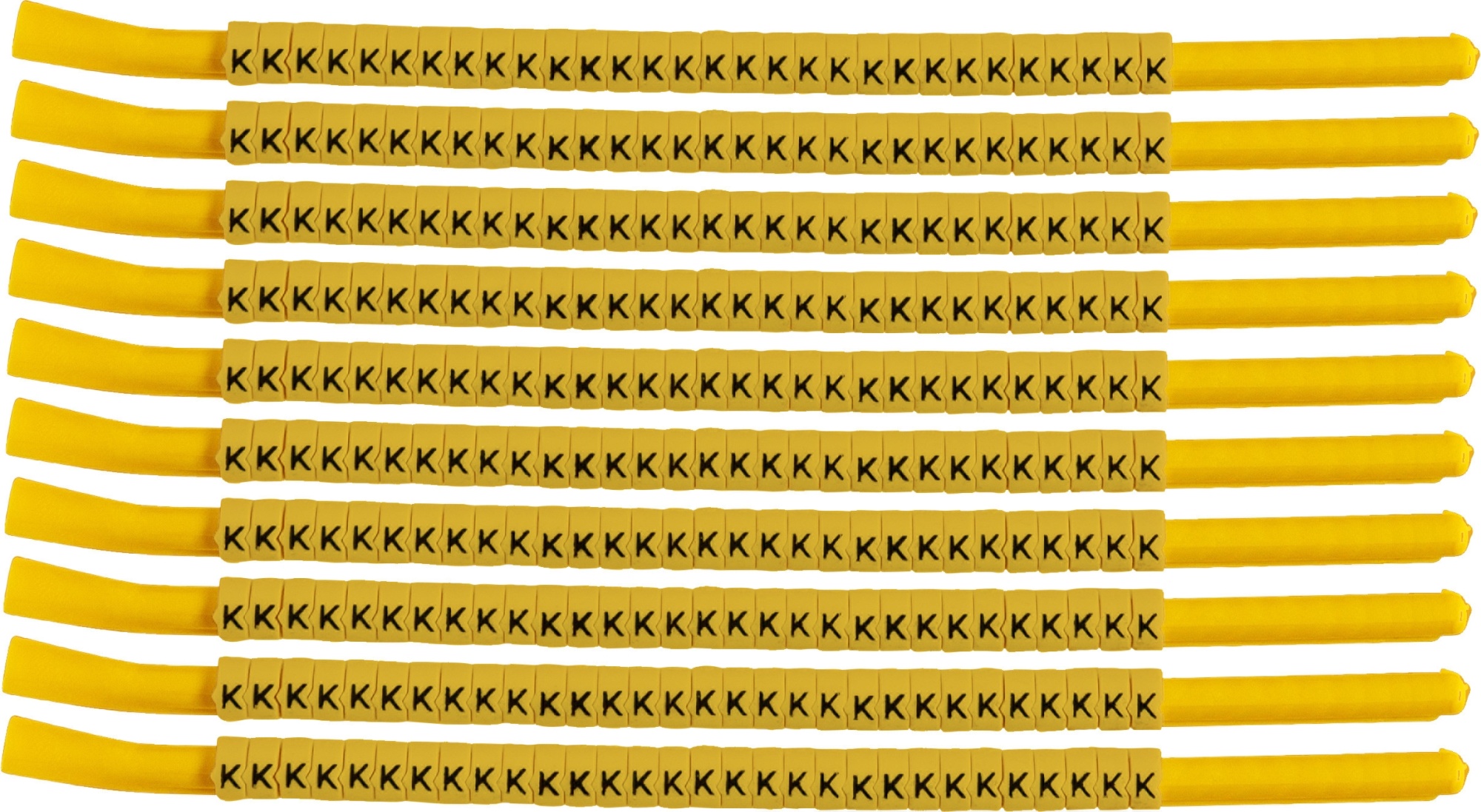 brd333320 - SCNG-18-K клипсы жёлтые, 300шт/упак, для провода 4,6-5,9мм диаметра, легенда K