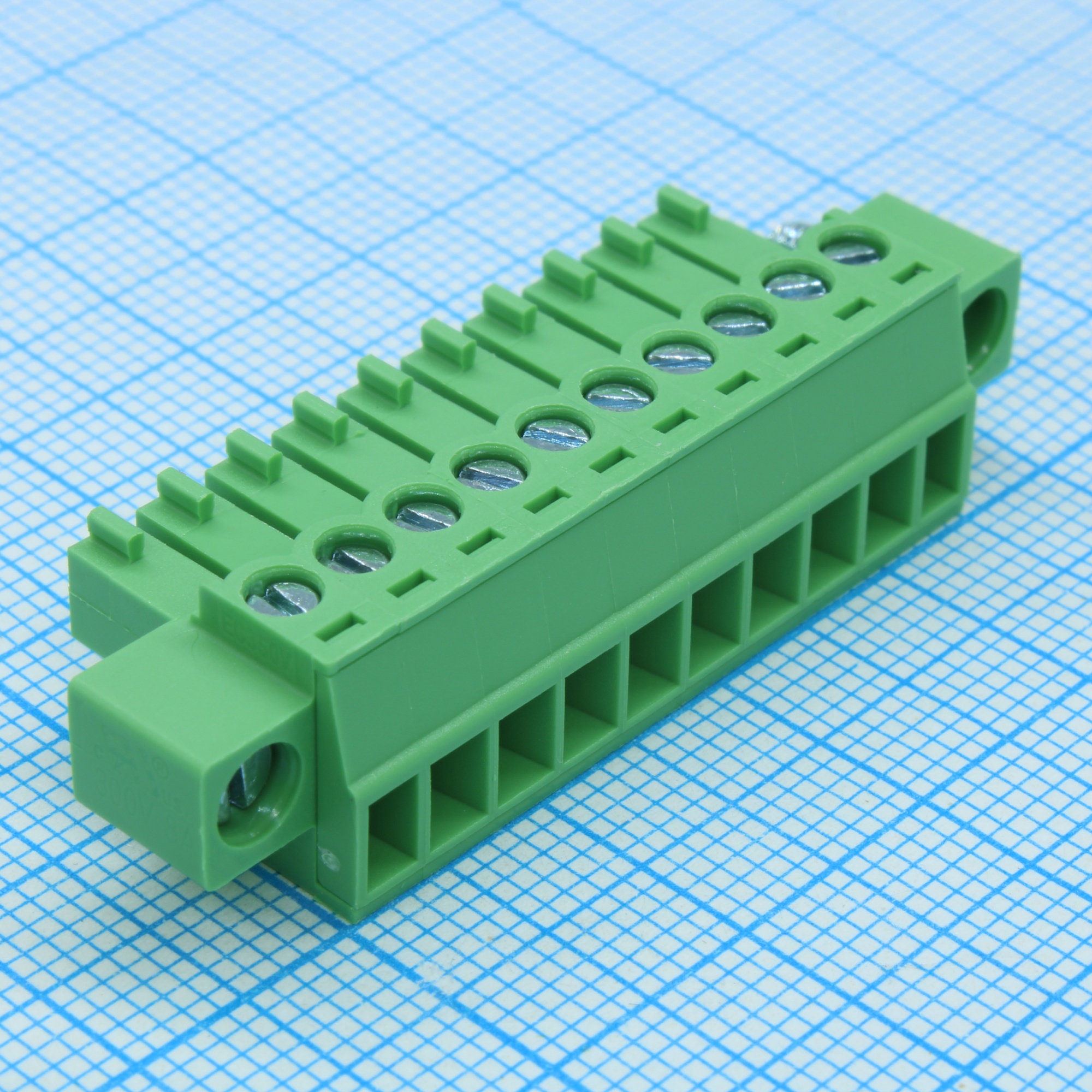 EC350VM-10P - Винтовой соединительный штекер подключаемый 10 контакт(ов) шаг 3.50 мм 300В 8А