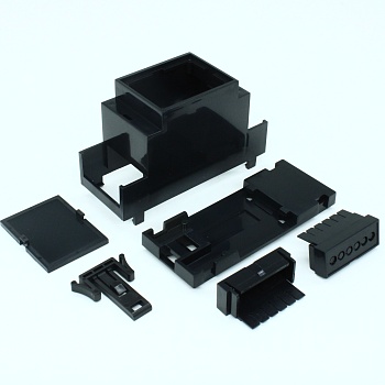 D2MG-BK - Пластиковый корпус на DIN рейку, черный