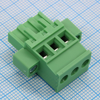 2EGTKAM-5.08-03P-14-100 - Разъемный клеммный блок, 3 контакта. Серия 2EGTKAM-5.08