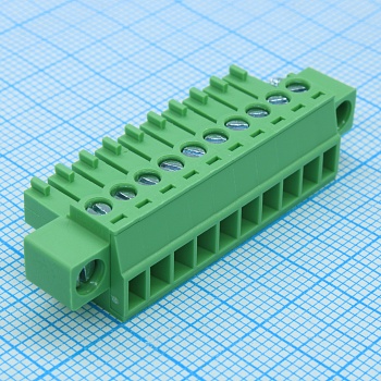 EC350VM-10P - Винтовой соединительный штекер подключаемый 10 контакт(ов) шаг 3.50 мм 300В 8А