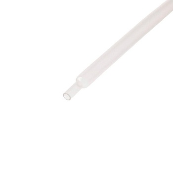 Трубка термоусадочная ТУТ 6,0/3,0 прозрачная - 1м, без подавления горения