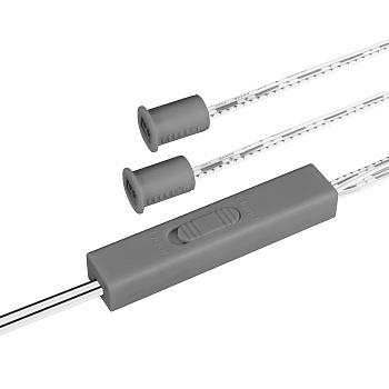 ИК-датчик SR-PRIME-RECESSED-IRD/H-R11-SL (12-24V, 48-96W, DOOR/HAND) 046466 - Выключатель для светодиодной ленты 12-24 В. В комплекте 2 датчика. Питание/рабочее напряжение DC 12-24 В, максимальный ток 4 A на канал, 1 канал, максимальная мощность 48-96 Вт.