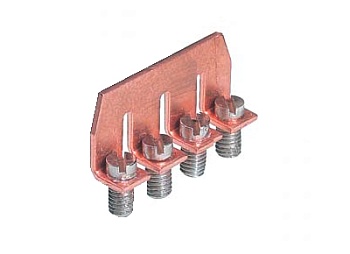 Соед. мостик 9703/6-4 - Соединительная перемычка, винтовая, не изолированная, 4 полюса, для клемм: 9700 A/6