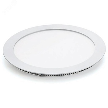 Светильник светодиодный ДВО-12w 4000K 960Лм slim белый 28504