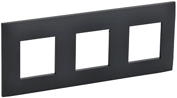 SKANDY Рамка 3-местная SK-F03G графит IEK SK-M32-K53