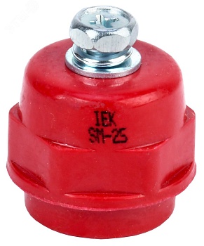 Изолятор SM25 (М6) силовой с болтом IEK YIS11-25-06-B
